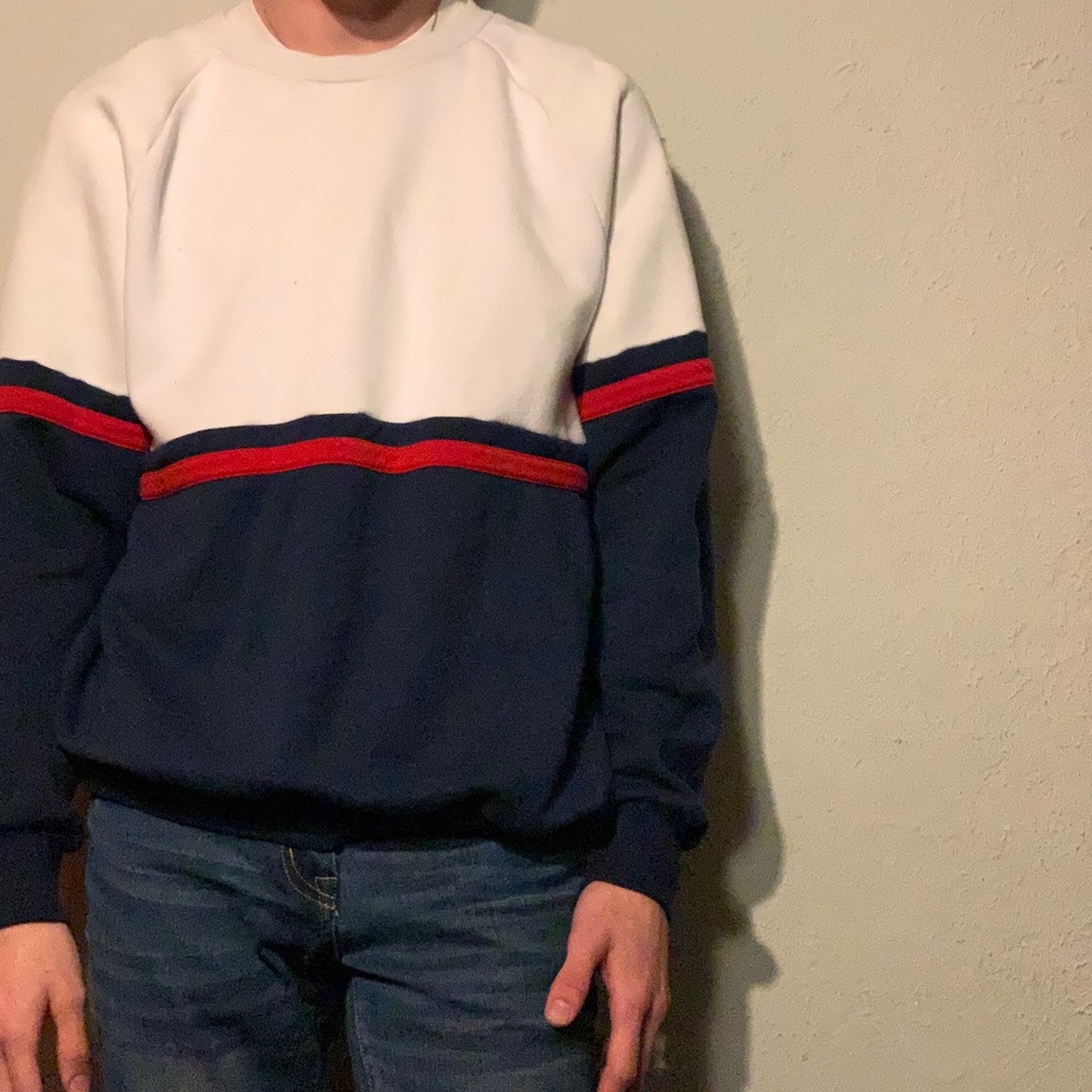 Blue/White, Red Stripe🚩